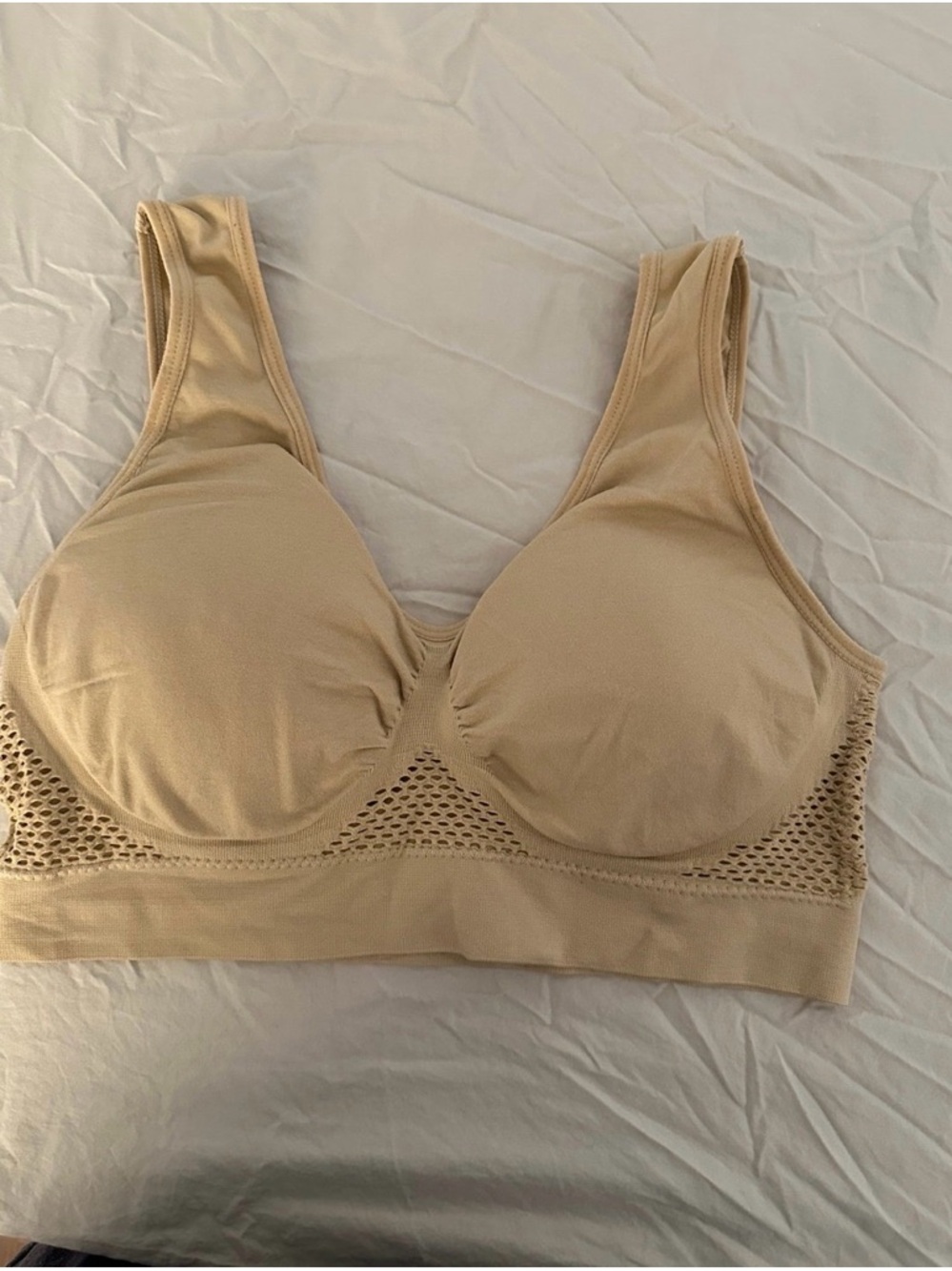Seamless Support Comfort Bra in Nude